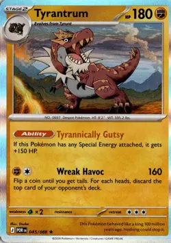 Tyrantrum 045/088 ME03: Perfect Order Pokemon Card TCG - Image 1