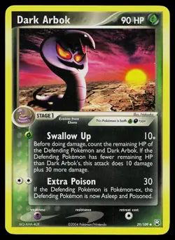 Pokemon Card - Dark Arbok Team Rocket Returns 29/109 Uncommon - Image 1