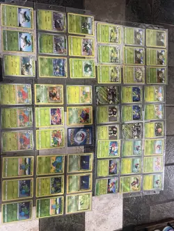 Pokemon TCG Grass-Type Card Lot 70+ Oddish, Gloom, Vileplume, Bellossom, Skiddo - Image 1