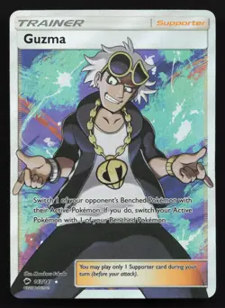 Guzma 143/147 Ultra Rare Burning Shadows Pokemon Card - Image 1