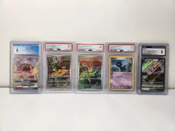 Pokemon TCG Lot Of 5 Graded Cards PSA/CGC - Image 1