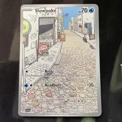 Slowpoke 204/198 SV01 Scarlet & Violet Base Set Illustration Rare Pokemon Card - Image 1