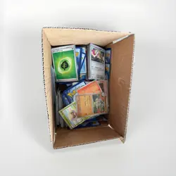 Bulk Pokemon Bundle - 6.5’’ X 9’’ box of Pokemon Cards Random Various Card Types - Image 2