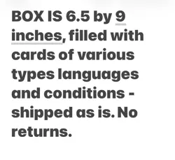 Bulk Pokemon Bundle - 6.5’’ X 9’’ box of Pokemon Cards Random Various Card Types - Image 3