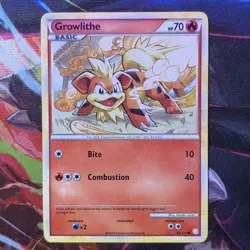 Lot of 10 HGSS Base Set Pre Modern Pokemon TCG Cards 2010 Pikachu Growlithe LPMP - Image 3