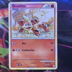 Lot of 10 HGSS Base Set Pre Modern Pokemon TCG Cards 2010 Pikachu Growlithe LPMP - Image 5