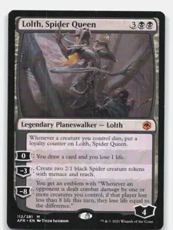 Lolth, Spider Queen *Regular* AFR 112 NM - Image 1