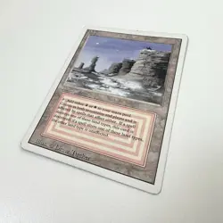 MTG Magic The Gathering Plateau Revised Edition 1994 HP Heavily Played FREE SHIP - Image 2