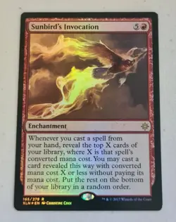 MTG Sunbird's Invocation Foil Ixalan Mint Condition - Image 1
