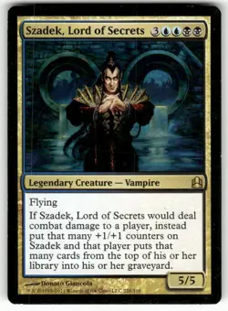 Szadek, Lord of Secrets 228 Rare Commander Magic: The Gathering Lightly Played - Image 1