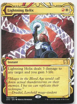 Lightning Helix (Foil Etched) *Regular* STA 62 NM-LP - Image 1