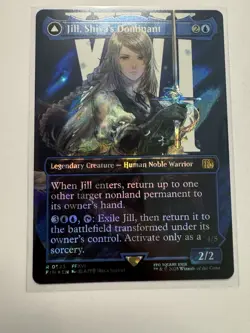 Jill, Shiva's Dominant (Borderless) (Surge Foil) + 6 Surge Tokens ✅ Magic (mtg) - Image 1