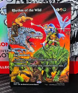 magic the gathering - Rhythm of the Wild - Enchantment - Rare - Red - Green - Image 1
