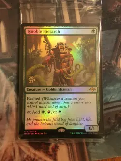 Ignoble Hierarch FOIL PRERELEASE x1 Pack Fresh Never Played FREE SHIPPING - Image 1