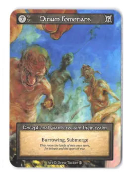Sorcery Dirium Fomorians #Earth Arthurian Legends NM - Image 1