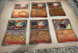 Pokemon TCG Fuecoco 0301-0306/09 Card Set Of 6 Holo - CBB1C Chinese Horizon - NM - Image 3