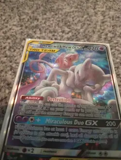 Pokemon TCG Mewtwo & Mew GX Sun Moon SM191 Pokemon Card See Pictures Description - Image 2