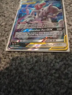 Pokemon TCG Mewtwo & Mew GX Sun Moon SM191 Pokemon Card See Pictures Description - Image 3