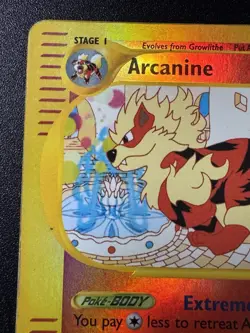 Arcanine 2/147 Aquapolis Pokemon Card Reverse Holo Foil Rare HP - Image 3