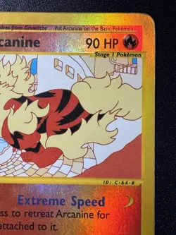 Arcanine 2/147 Aquapolis Pokemon Card Reverse Holo Foil Rare HP - Image 4