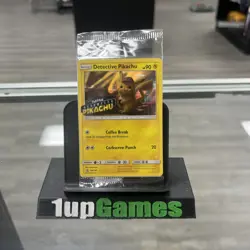 2019 Pokemon Detective Pikachu SM190 Stamped Holo Promo Card - Image 1