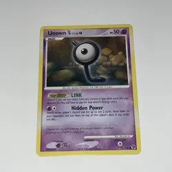 Unown [L] 91/106 Great Encounters Regular Pokemon TCG Card NM - Image 1