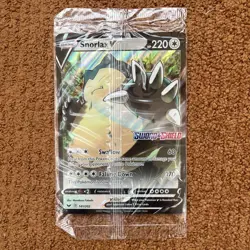 Snorlax V 141/202 Jumbo Oversized Promo Card - Pokemon Sword & Shield (Sealed) - Image 1