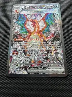 Pokemon 2023 SV Obsidian Flames Charizard EX Sir 223/197 Card Near Mint - Image 2