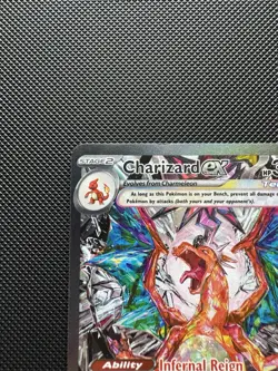 Pokemon 2023 SV Obsidian Flames Charizard EX Sir 223/197 Card Near Mint - Image 3