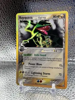 Pokemon Rayquaza 13/113 Delta Species Reverse Holo 2005 MP - Image 1