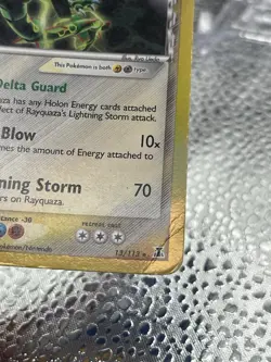 Pokemon Rayquaza 13/113 Delta Species Reverse Holo 2005 MP - Image 2