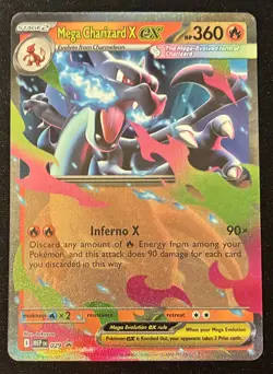 Mega Charizard X EX MEP 029 Pokemon Black Star Promo NM Near Mint - Image 1
