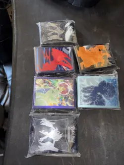 Pokemon TCG ETB Card Sleeves - Lot of 6 Sealed Sleeves Packages NEW SEALED - Image 1