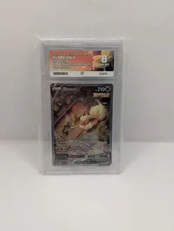 Flareon V SWSH179 Alt Full Art Holo Black Star Promo Pokemon TCG Graded 8 - Image 1