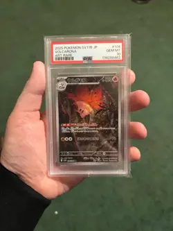 2025 POKEMON JAPANESE SV11B-BLACK BOLT #104 VOLCARONA PSA 10 (562 - Image 1