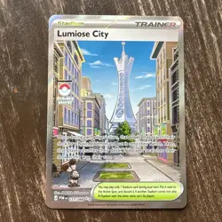 Lumiose City 111/088 Perfect Order - Stadium Ultra Rare Holo - Pokemon TCG - Image 1