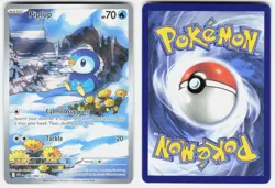 Piplup 098/094 Illustration Rare Phantasmal Flames Pokemon Holo Near Mint - Image 1