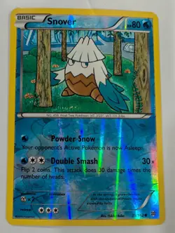 Snover 39/162 - XY Breakthrough Reverse Pokemon Holo Foil Rare Nice! - Image 1