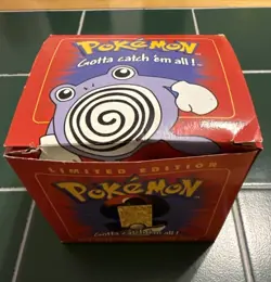 Pokemon 1999 BK Limited Edition 23k Gold Plated Poliwhirl Card With Pokeball - Image 1