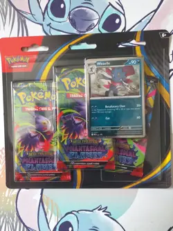Pokemon Trading Card Game mega evo and phantasmal flames Triple Pack - WEAVILE - Image 1