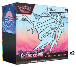 PRESALE POKEMON CHAOS RISING: POKEMON CENTRE BUNDLE (1xBDB/2xBB/2x PC ETB) NEW! - Image 2