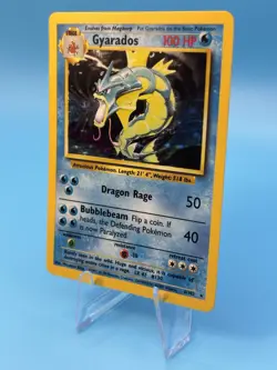 Gyarados 6/102 Holo Holo Rare Base Set Unlimited Pokemon Holo LP/MP - Image 2