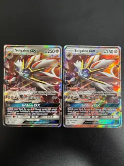 (2) Pokemon TCG Solgaleo GX SM16 LOT! Black Star Promo - HP - Image 1