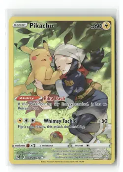 Pokemon TCG Lost Origin Trainer Gallery #TG05/TG30 Pikachu Ultra Rare - Image 1