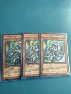 3x Yu-Gi-Oh! Mobius the Mega Monarch 1st Edition LVAL-EN040 - Image 1