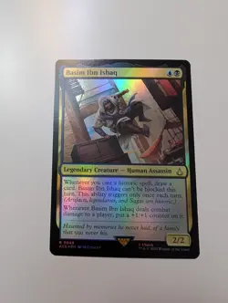MTG - Basim Ibn Ishaq (Foil) - Assassin's Creed NM/M Condition - Image 1