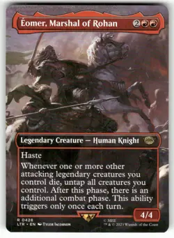 Eomer, Marshal of Rohan (Borderless) 428 The Lord of the Rings MTG NM - Image 1