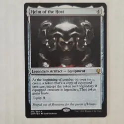 Wizards of the Coast Helm of the Host Dominaria Regular Rare #217/269 - Image 1