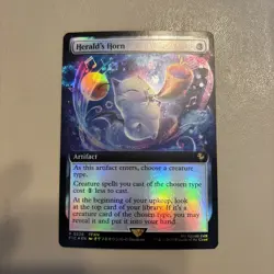 Herald's Horn - Foil Extended Buy a Box - UB Final Fantasy MTG Magic - NM - Image 1
