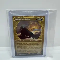 Aragorn, the Uniter (Showcase) MTG Universes Beyond: LTR Regular English LP - Image 1